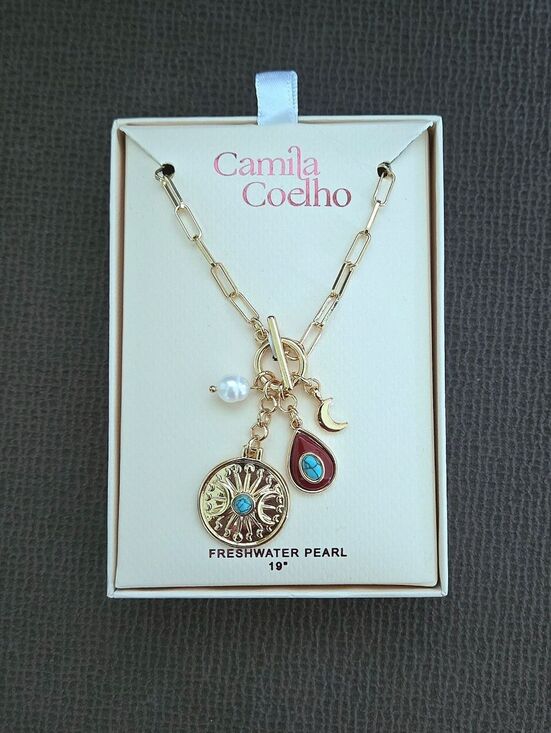 Camila Coelho Jewelry - Camila Coelho Quadruple4️⃣ Charm Necklace - NIB